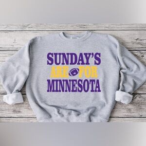 Sunday’s Are For Minnesota Football Crewneck